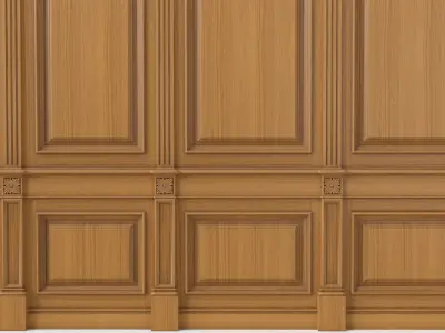 Wooden panel 02 03 3D model