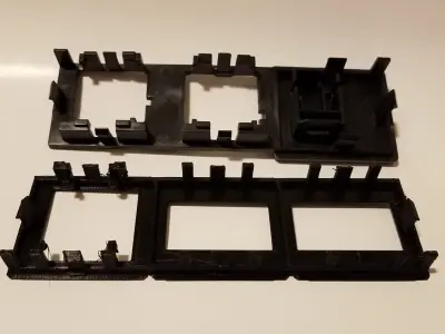 98 Silverado 3500 Factory dash trim cover for rocker switches Free 3D print model