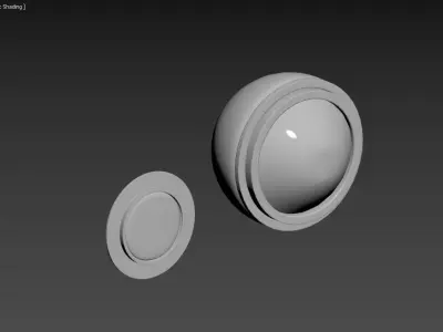 car headlight  3D model