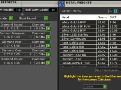 Headset with diamonds  3D print model