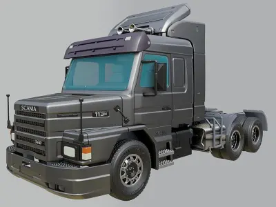 SCANIA 113H TOP LINE TRUCKED 3D print model