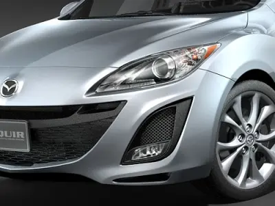 Mazda 3 - sedan 3D model