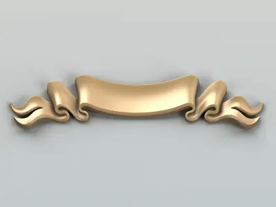 Decorative Ribbon 008 3D model