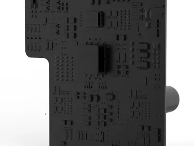 circuit board 3D print model