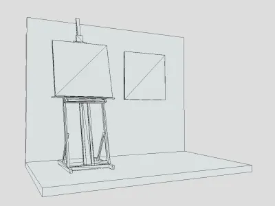 Ways - Oil Painting Low-poly 3D model