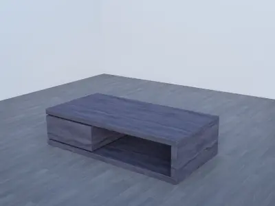Sofa and Coffee Table Collection Low-poly 3D model