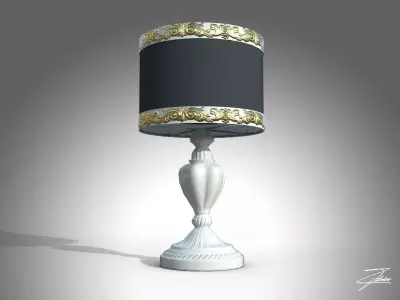 Table lamp 14 VR ready Low-poly 3D model