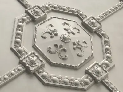 Classic Ceiling 2 3D model