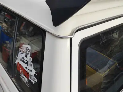 Mitsubishi Pajero spoiler enplate 3D print model