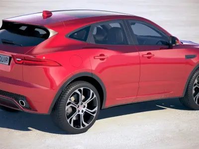 Jaguar E-Pace R-Dynamic 2018 3D model