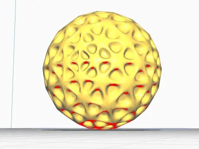 Art ball decoration Free 3D print model