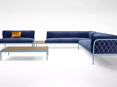 Tait Trace sofa Modular  3D model