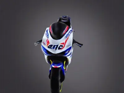 Racing motor 3D print model