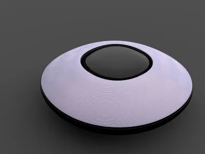Smart speaker home hub 3D model