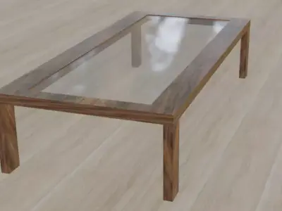 Table living room  Free 3D model