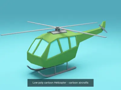 Low-poly vehicles 3d models - Cartoon cars 3D Model Pack