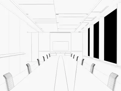 Super Hub Office Vol 22 Low-poly 3D model
