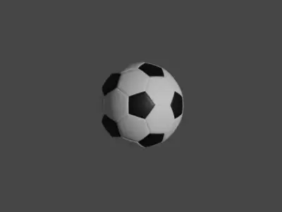 football ball 3D model get