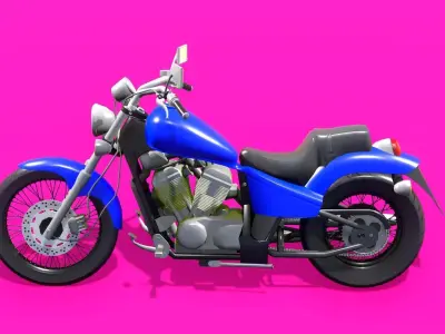 Bikes Pack - Low Poly Low-poly 3D model