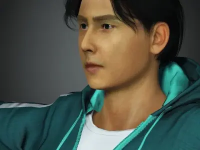 Squid Game Actor Lee Jung Jae Human3D 3D model