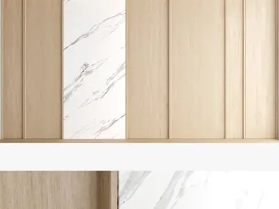 Decorative wall panel set 63 3D model