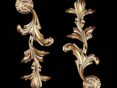 Classic carved 047 3D model