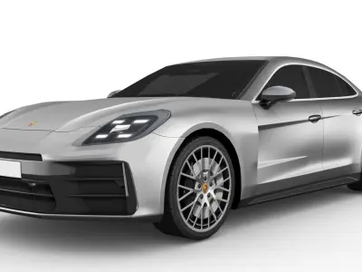 Porsche Panamera 2024 Low-poly 3D model