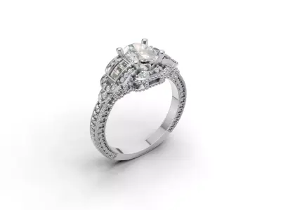 ring woman  3D print model 101