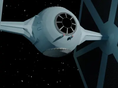 TIE Fighter Free 3D model