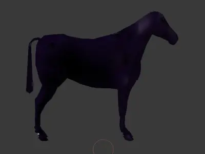 horse 3D model 16