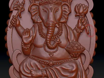 bracelet budda 3D print model