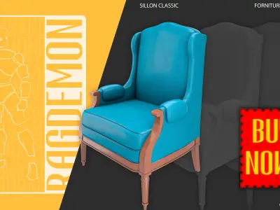 SILLON CLASSIC 3D model