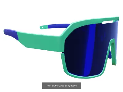 Sleek Sports Sunglasses Kit 3D Model Pack