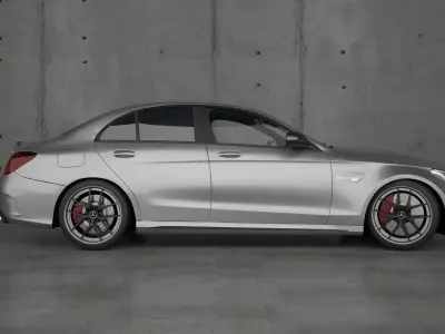 Mercedes C63 S AMG 3D model