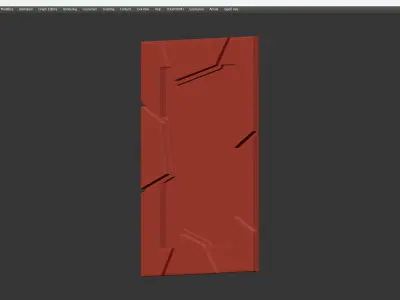 ATHOS MIRROR Low-poly 3D model