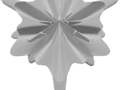 Sri Yantra - 3D Fractal Geometry  Free low-poly 3D model