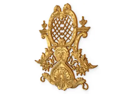 Classic decor ornament carved 67 3D model