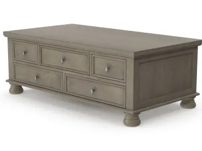 Coffee Table v2 Low-poly 3D model