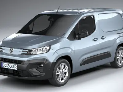 Peugeot Partner 2024 3D model