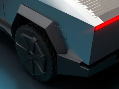 Tesla Cybertruck in Maya 2022 3D model