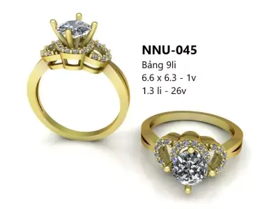 beautiful ring Free 3D model