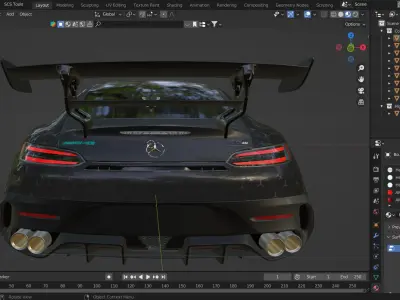 Mercedes-Benz AMG GT Black Series Project One Edition 2021 3D model