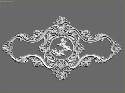  ornamental classic decoration 3d model vol 20 3D model