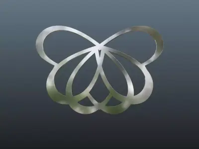 Butterfly wall art 3D print model