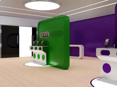 Interior Shop Market a561a 3D model