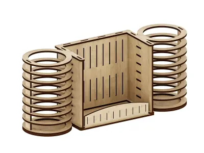 Pen and pencil holder 3D model