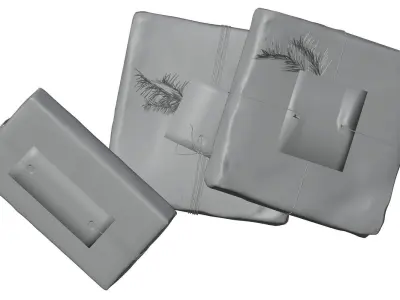 Gifts boxes HG2 3D model