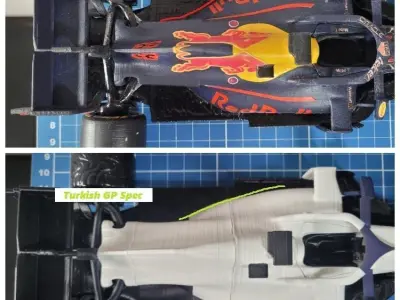 3D PRINTABLE RED BULL 2021 F1 CAR - TURKISH SPEC 3D print model