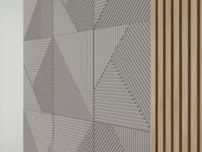 Decorative Wall Panel 03 3D model