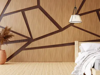 Wall wood V08 for your interior wall wood 3D model